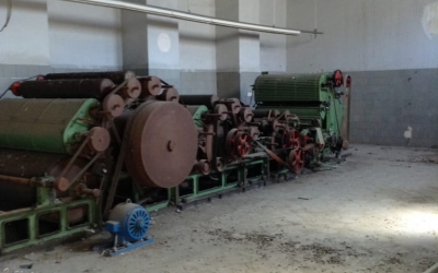 Imatge de la màquina quan era a l'interior de la nau | Cedida